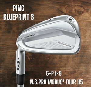 PING ピン BLUEPRINT S ブループリント アイアン 5-P 6本セット N.S.PRO MODUS3 TOUR 115 左打ち レフティ