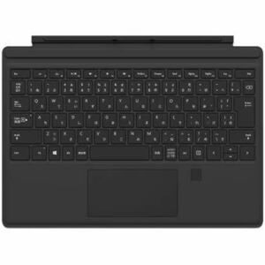 【中古】マイクロソフト Surface Pro [サーフェスプロ] タイプ カバー (指紋認証センサー付き）ブラック - GK3-00019