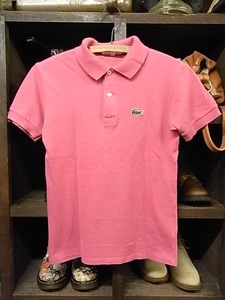 CHEMISE LACOSTE L1812 鹿の子 半袖 ポロシャツ SIZE 140 ラコステ ボーイズ