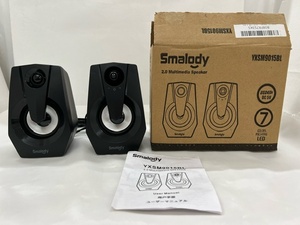 【菊水-10303】Smalody 2.0マルチメディアスピーカー YXSM9015BL USB給電 AUX3.5mmステレオ PCスピーカー ミニジャック使用可/(S)