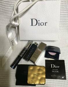 Dior 「グロス，リップ，アイシャドウ、鏡、ファンデ」＋マスカラのオマケ　6点