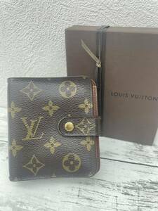 【K】モノグラム LOUIS VUITTON ルイヴィトン 財布 ウォレット 二つ折り財布 二つ折り ラウンドファスナー （4945）