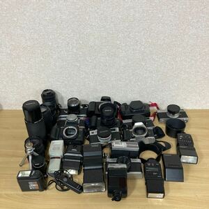 Canon キャノン PENTAX ペンタックス YASHICA ヤシカ RICOH リコー フィルムカメラ 一眼レフカメラ ストロボ フラッシュまとめ 5 カ 5902
