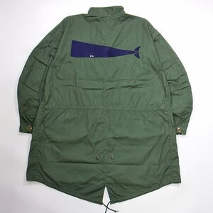 未使用品 24aw DESCENDANT D-65 OXFORD COAT OLIVE 1 ディセンダント フィッシュテールコート モッズコート オリーブ