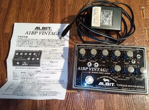 ALBIT A1BP　VINTAGE プリ・アンプ 取説付