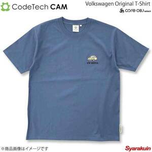 Codetech コードテック Volkswagen Original T-Shirt ブルー Sサイズ CO-KVW-5350BL