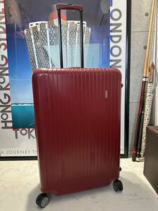 【即決/即納】RIMOWA リモワ SALSA サルサ マルチホイール ダイアルロック 4輪 レッド 赤 875.77 104L