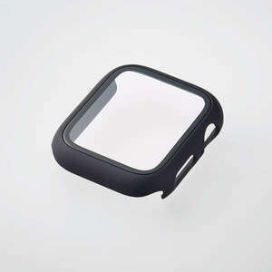 Apple Watch 44mm用フルカバーケース 表面にセラミックコートを施したGorillaガラスとポリカーボネート素材の2重構造: AW-20MFCGOCBK
