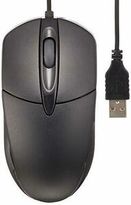 【新品】 スリー・アールシステム USB接続光学マウス ブラック 3R-KCMS01UBK　(shin