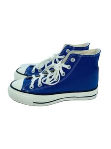 CONVERSE◆ハイカットスニーカー/UK4/BLU/キャンバス/OMHR