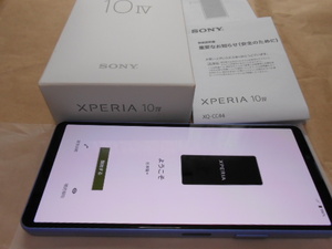 美品・送料無料・SONY・XPERIA10 Ⅳ・色ラベンダー・Rakuten・Android12・2022年7月製