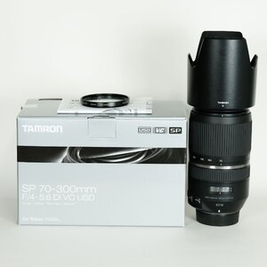 [良品｜フィルター付] TAMRON SP 70-300mm F/4-5.6 Di VC USD (Model A030) [ニコンF用] / ニコンFマウント