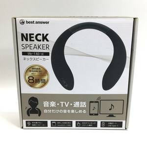 best answer/ベストアンサー NECK SPEAKER ワイヤレスネックスピーカー life-140-st Bluetooth ブルートゥース 箱付き 動作確認済 24e菊MZ