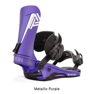 1円スタート 2025 UNION ユニオン ATLAS アトラス Metallic Purple/M/日本正規品/メンズ/バインディング/スノー/ビンディング