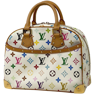 ルイ・ヴィトン Louis Vuitton トゥルーヴィル 手提げ ハンドバッグ モノグラムマルチカラー ブロン(ホワイト) M92663 レディース 【中古】