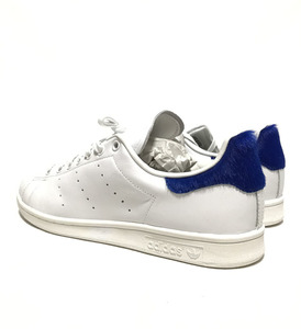 アディダス　スタンスミス　ハラコ　28cm 新品　定価14040円　ADIDAS STAN SMITH W pony hair US11 レディース 白 青 stansmith スニーカー