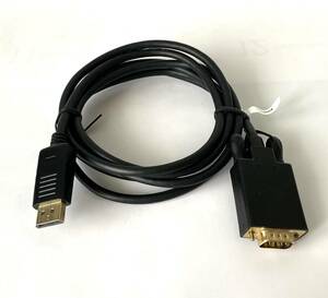 DisplayPort-VGA変換ケーブル（ブラック・2m）