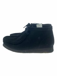 Clarks◆WALLABEE/チャッカブーツ/UK6.5/BLK/26773