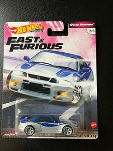  ホットウィール　ワイルドスピード　Skyline GT-R R33 FAST FURIOUS