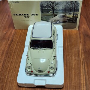 希少 レア EBBRO エブロ SUBARU 360 1963 SCALE 1/12 DIE - CAST MODEL IVORY アイボリー 12001 元箱付き