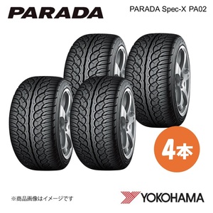 YOKOHAMA ヨコハマタイヤ PARADA Spec-X PA02 255/40R20 サマータイヤ 4本 255 40 20 V XL F0389