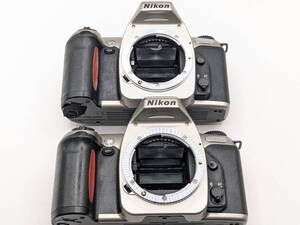 ★２台まとめ / ジャンク★ ニコン Nikon Ｕ ボディ 一眼レフ フィルムカメラ #2091_24_10