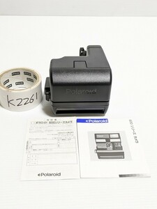 新品　ポラロイド POLAROID ONE STEP FLASH 600 Film 　インスタントカメラ　カメラ　説明書と保証書付き　新品　イギリス製品　
