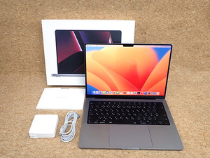 【中古】MacBook Pro 14.2インチ 2023年 MPHF3J/A スペースグレイ [M2 Proチップ 12コア/メモリ:16GB/SSD:1TB] 本体(PLA227-1)