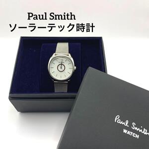 箱、取説付【PaulSmith ポールスミス】ソーラーテック 腕時計 サークル