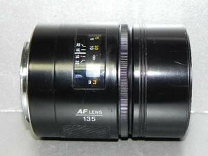 **中古品　Minolta AF 135mm/ f　2.8 レンズ*