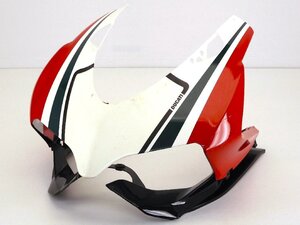 160【評価S】美品 ドゥカティ 1199 パニガーレ 純正 アッパー カウル 48110743A 赤白 Panigale 898 1299