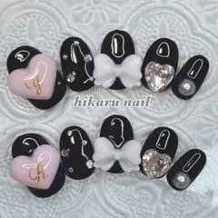 ぽん様専用ネイルチップ☆hikaru nail