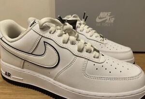 28.5cm NIKE AIR FORCE1 Low White/Blackナイキ エアフォース1 ロー ホワイト/ブラック DV0788-103新品US10.5