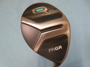 【中古】PRGR（プロギア）2018　Q（キュー）ユーティリティ　Q33（33°）【REG/レギュラー】純正カーボン ＜ヘッドカバーなし＞