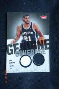 Tim Duncan 2008-09 Fleer Genuine Coverage