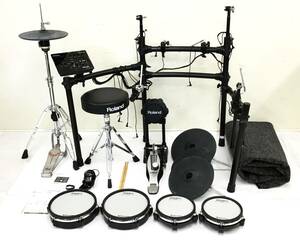 Roland 電子 ドラム セット V-Drums TD-25 音源モジュール Vパッド Vシンバル スタンド ドラムスローン マット付 楽器 打楽器 ローランド