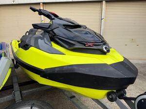 【大阪発】WING特選中古艇 SEADOO RXT-X300RS 2018年モデル 人気のイエロー シートワンオフ リボーディングステップ付 