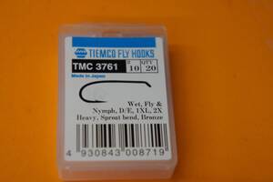 TIEMCO　ティムコ　フライフック　TMC3761サイズ＃10　２０本入り