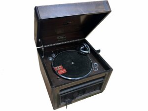 ■【中古】Columbia コロンビア Viva-tonal Grafonola 卓上蓄音機 MODEL-No460 日本コロムビア 日本製 国産 レトロ レコードプレイヤー