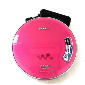 【CD再生確認】SONY ポータブルCDプレーヤー D-NE730 WALKMAN ピンク ソニー