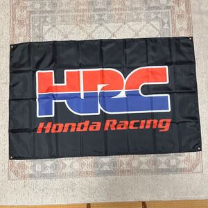 訳あり HRC 特大フラッグ 136 ホンダ フラッグ タペストリー ガレージ装飾 旗 車 ロゴ ガレージフラッグ フラッグ カーショップ ポスター