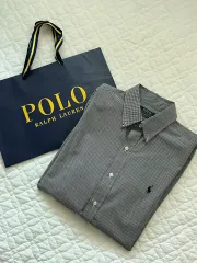 【雷市場（ポンジャン）商品韓国直送】 L ポロ Ralph Lauren(ラルフローレン) チェック ストレッチ ポプリン シャツ