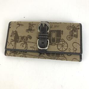 COACH コーチ 馬車柄 長財布 小物 レディース ブランド 財布 レディース 小物 送料無料 おしゃれ カード お札入れ 小銭入れ