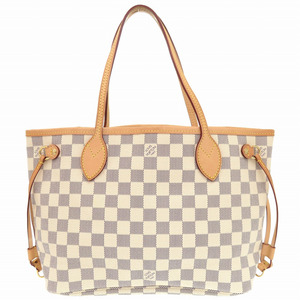 美品 ルイ ヴィトン ネヴァーフルPM ダミエ アズール N51110 トートバッグ LV 0772 LOUIS VUITTON