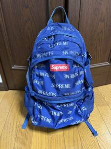 Supreme 3M Reflective シュプリームリュック　バッグパック　ブルー