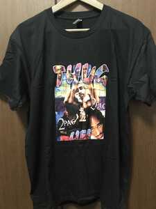 2pac トゥーパック ラップTシャツ ヒップホップ ラッパー 90s RAP hiphop black ウエストサイド 西海岸 ギャング