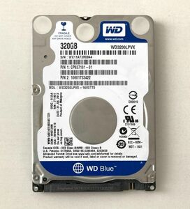 320GB HDD SATA 2.5インチHDD ウェスタンデジタル Western Digital WD3200LPCX ハードディスクドライブ ②