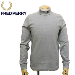 FRED PERRY (フレッドペリー) M1643 Roll Neck Top ロール ネック トップ FP502 420STEELMARL L