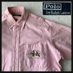 希少 ラルフローレン POLO SPORTSMAN 刺繍 BD 長袖 シャツ