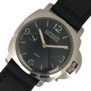 パネライ PANERAI ルミノール 1950 世界1950本限定 PAM00127 ステンレススチール SS 腕時計 メンズ 中古